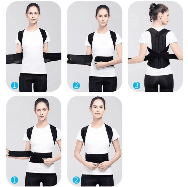 Adjustable Posture Back Belt, Posture Corrector Belt For Men And Women, Back Support And Shoulder Belt Adjustable Posture Back Belt, Posture Corrector Belt For Men And Women, Back Support And Shoulder Belt